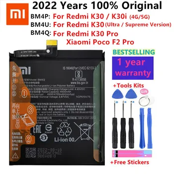 100% מקוריים שיאו MI BM4P BM4U BM4Q הסוללה של הטלפון עבור Xiaomi Redmi K30 Pro K30Pro העליון גרסה מתקדמת F2 Pro +כלים בחינם