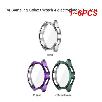 1~6PCS מלא Case For Samsung Galaxy לצפות על Samsung Galaxy השעון 4 אלקטרוליטי מתאים Tpu הכל כלול לצפות רך
