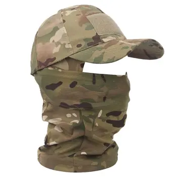 2022 צבא הוד טקטי צבא כובעי בייסבול עבור גברים, נשים, קיץ Snapback שמש כובעים חיצונית הסוואה גרב חצי מסכת סקי