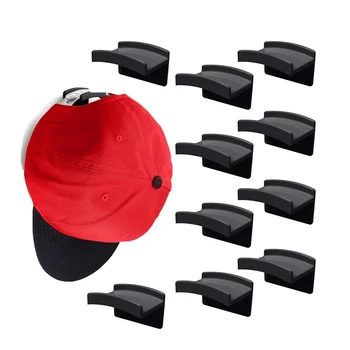 2X דבק כובע הווים על הקיר על כובעי בייסבול, חזקה כובע קולבים אחסון ארגונית עבור עיצוב חדר