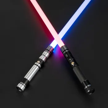 92cm להב חרב אור לייזר RGB מתכת אור סאבר חרב צעצועים אספדה Kpop Lightstick 2 ב 1 עם קול של ילדים צעצועים מגניבים