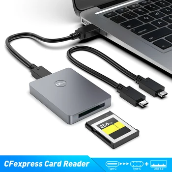 Cardreader מתאם כרטיס זיכרון פלאש CR316 סגסוגת אלומיניום USB3.1 Gen 2 10Gbps CFexpress סוג ב ' כרטיס קורא