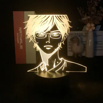Chihayafuru Wataya Arata אנימה מנגה 3D לילה אור על עיצוב חדר השינה חמודה יום הולדת צבע מתנה מנורת LED ילד אוהב להציג.