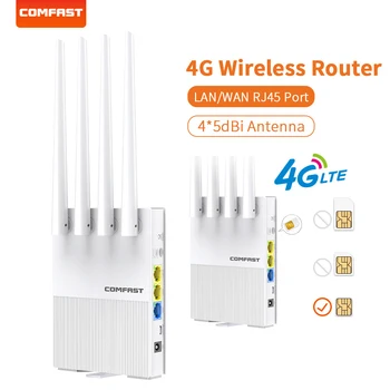 COMFAST עמיד למים חיצוני 150Mbps נתב מודם 4g Wifi כרטיס ה Sim-CAT4 LTE נתבים עבור מצלמת IP/בחוץ כיסוי WiFi
