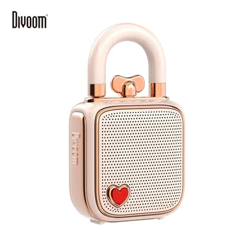 Divoom קן קשר אהבה נייד BT דיבורית רטרו גודל Mini חמוד 5W נשמע סוג תיבת-C המזכר קורא ורוד