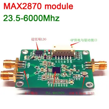 DYKB MAX2870 מודול RF האות מקור 23.5-6000Mhz 0.5 עמודים לדקה דיוק גבוה רעש נמוך PLL שלב נעול לולאה