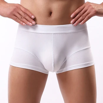 EUR גודל גברים תחתונים קוקה זכר תחתונים סקסי לנשימה נוחה תחתונים של גברים תחתוני בוקסר איכותיים כותנה מכנסי בוקסר