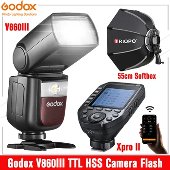 Godox V860III פלאש V860 III TTL HSS המצלמה Speedlite Xpro-II אלחוטית ההדק עבור Canon Sony ניקון, פוג ' י, אולימפוס V860II Upgra