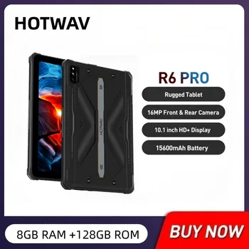 HOTWAV R6 Pro מחוספס אנדרואיד Tablet 12 8GB 128GB אוקטה Core 15600mAh 10.1 אינץ ' HD+ משטח 16MP מצלמה כפולה SIM מצב כפפה טבליות מחשב