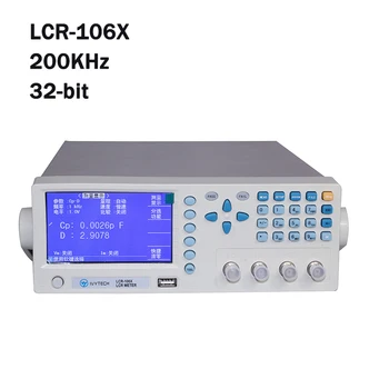 LCR-106X דיוק של 32 סיביות מעבד ליבה תצוגת LCD LCR שקיעת דם מד דיגיטלי LCR גשר הבוחן סין LCR מטר 200KHz