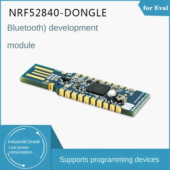 NRF52840 USB Dongle פיתוח מודול פיתוח מודול תמיכת תכנות RGB LED LED ירוקה כפתור 15GPIO עבור הערכה