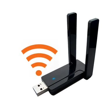 Wireless WiFi מקלט 1200M Rtl8812bu USB חיצוני Dual Band Gigabit כרטיס רשת נגד התערבות מתאם Wifi