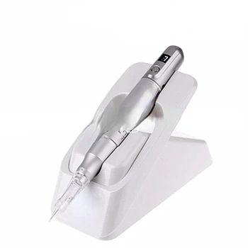 אחת עט חצי קבוע גבה קעקוע דיגיטלי מכונת גבה קעקוע איפור שפתיים All-in-one המכונה