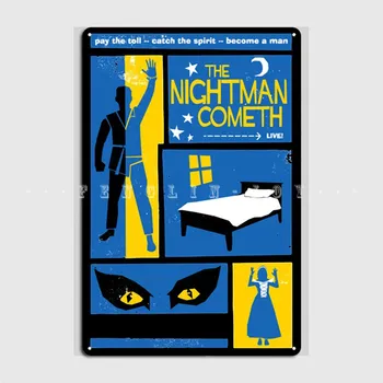 את Nightman יבוא מתכת לוח פוסטר קיר הפאב מטבח וינטג הקיר שלט פח, שלט פוסטרים