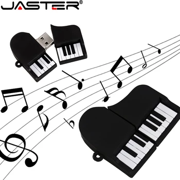 ג ' סטר מוצר חדש אופנה יצירתי כונן פלאש 4GB 8GB 16GB 32GB 64GB128GB USB2.0 קריקטורה פסנתר USB מתנה לילדים