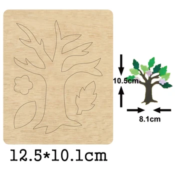 גזע העץ בסיסיים סוג עץ עובש יום הולדת עיצוב Plug-in דגל Handwork עץ מת עור בד, נייר קרפט עץ חג המולד 2020