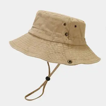 הגנת Uv כובע שמשיה דייג כובע יוניסקס אנטי uv חיצונית דלי כובע לקיץ דייג חוף Packable עם מחרוזת השמש