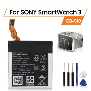 החלפת סוללה GB-S10-353235-0100 עבור SONY SmartWatch 3 SW3 SWR50 3SAS 420mAh