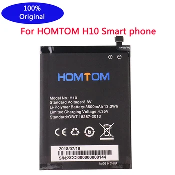 חדש 100% באיכות גבוהה מקורי עבור homtom h10 סוללה 3500 מיליאמפר עבור HOMTOM H10 טלפון חכם Batteria