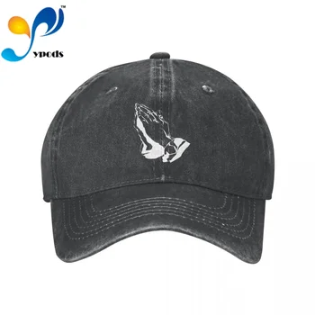 חדש מותג אנימה תפילה יד מצוירת סגנונות Snapback כובע כותנה כובע בייסבול גברים, נשים, אבא כובע Trucke
