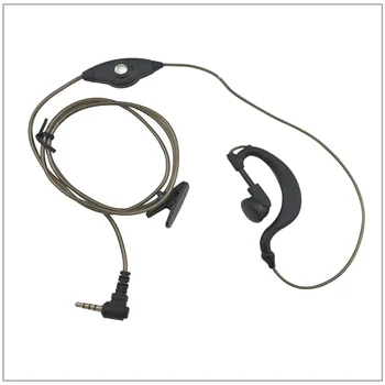 טבעת ד 1 חוט דיבור / שידור האוזן לולאה (י ) תקע עבור Yaesu FT-50,VX-3R,VX-8GR,VX-110,VX-131,VX-150 VX-300, VX-410,קודקוד סטנדרטי VX-168