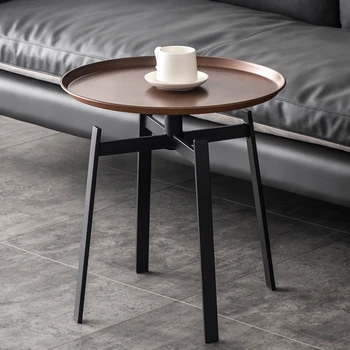 יוקרה מינימליסטי שולחנות קפה עגולים מתכת מודרני נורדי קפה, שולחנות צד מסה דה Centro De סאלה הרהיטים בסלון WZ50CT