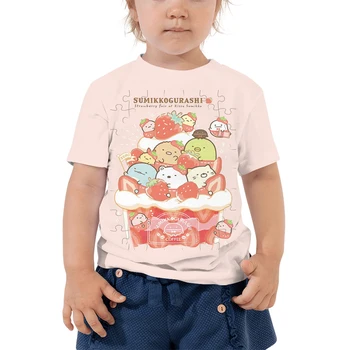 ילדים 3D Sumikko Gurashi מודפסות חולצות קיץ הפעוט חולצות בייבי בנות בנים טי מקסימום ילדים מצויר אנימה Tshirts בגדים