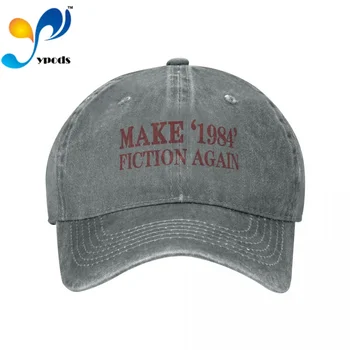 להפוך 1984 בדיוני שוב נשים גברים כותנה כובע יוניסקס מזדמן בכובעי חיצונית משאית כובעי Snapback