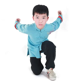 מבוגרים וילדים אלסטי כותנה טהורה טאי צ ' י בגדים קונג פו השמלה אומנות לחימה אחידה קון מאסטר ססגוניות הדפסה 2023