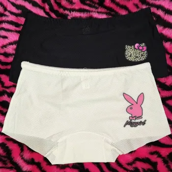 מקורי תוצרת בית Shibuya הספייס גירלס playgirl הדפסה זיעה-הפתילה לנשימה בוקסר בטיחות מכנסיים נשים