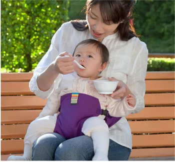 נייד מושב צהריים חגורות פוליאסטר לתקן את התינוק מאכיל טוב נוח רצועת החגורה מכסה את התינוק האוכל בטיחות