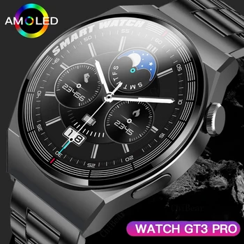 עבור Huawei לצפות GT3 Pro AMOLED שעון חכם גברים מותאם אישית חיוג ענה לשיחה ספורט כושר גשש גברים עמיד למים Smartwatch 2023 חדש