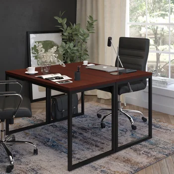 פלאש רהיטים Tiverton תעשייתי מודרני השולחן - מסחרי המשרד שולחן מחשב משרדי וביתי השולחן - 47